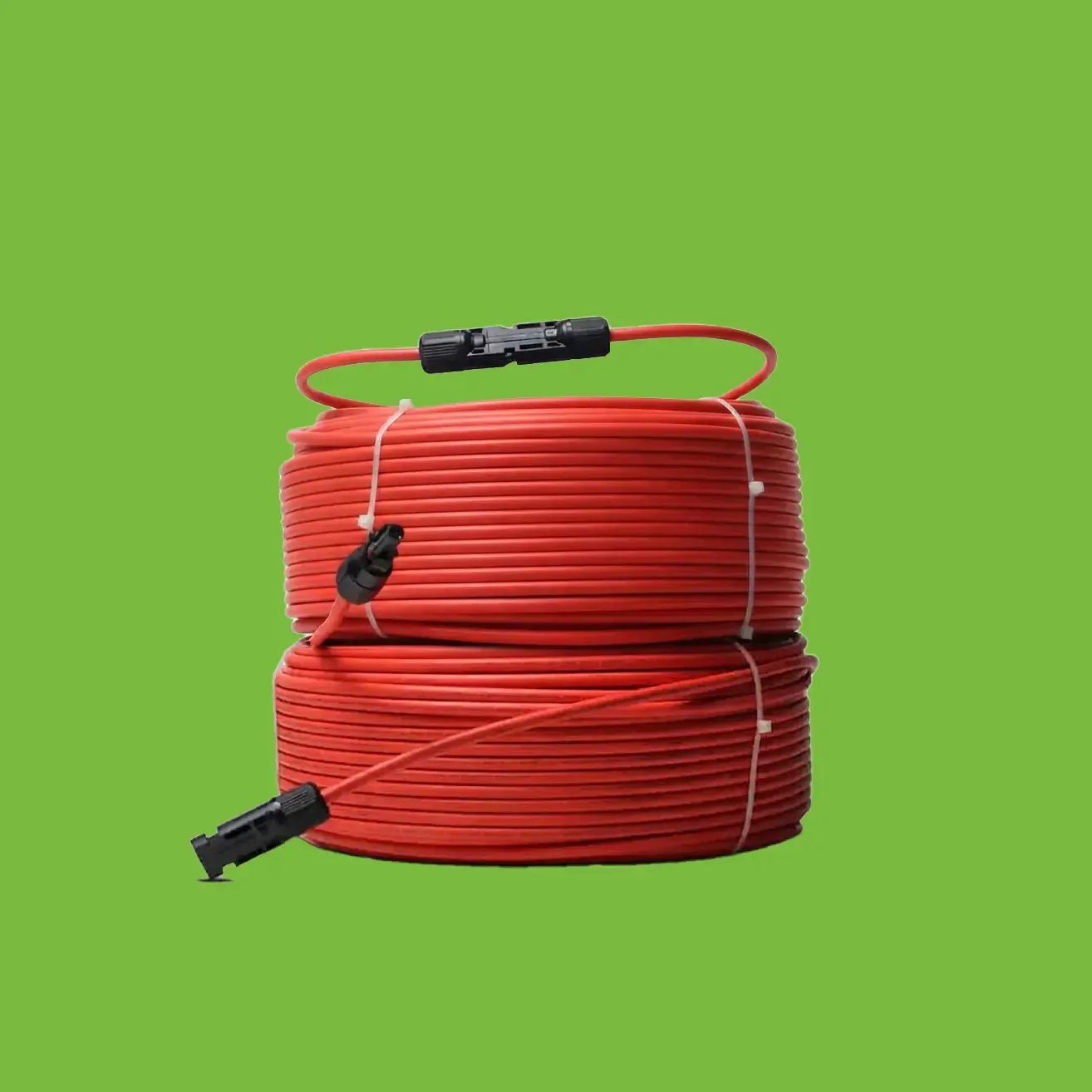 6mm² Solar PV DC Cable Red– Pure Tinned Copper, TÜV Certified, UV Resistant – 500M Roll