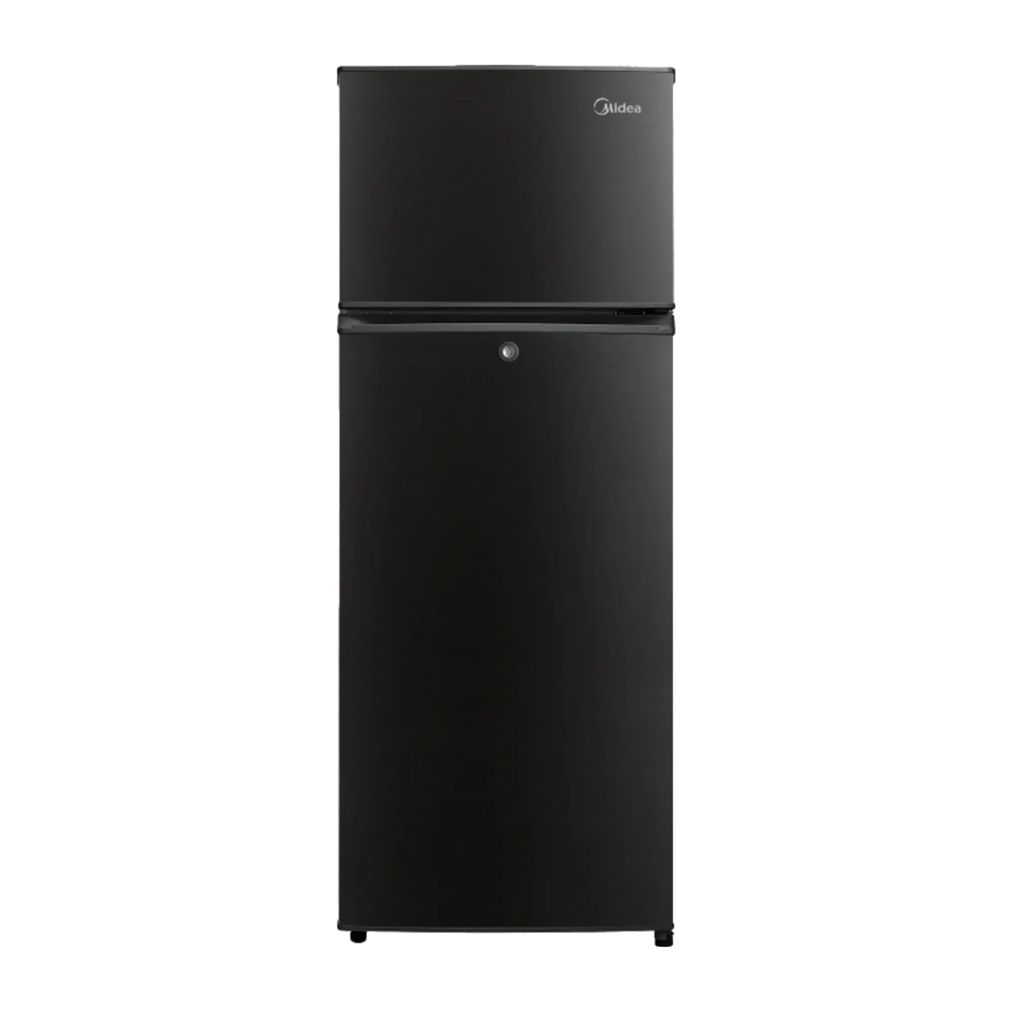 Midea Top Mount Refrigerator, 204L, Jazz Black