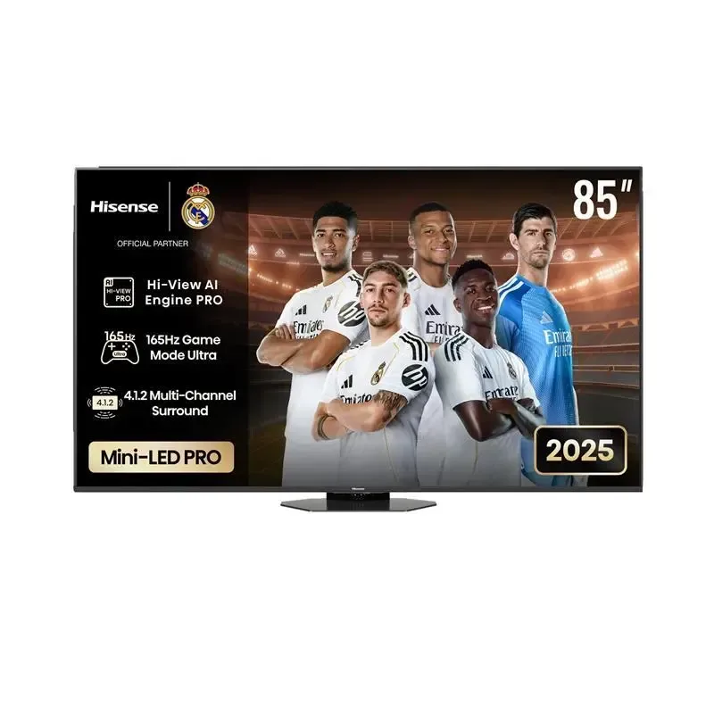 Hisense TV ULED 85 Inch U8Q 4K Smart Mini-LED 165Hz VRR Gaming TV